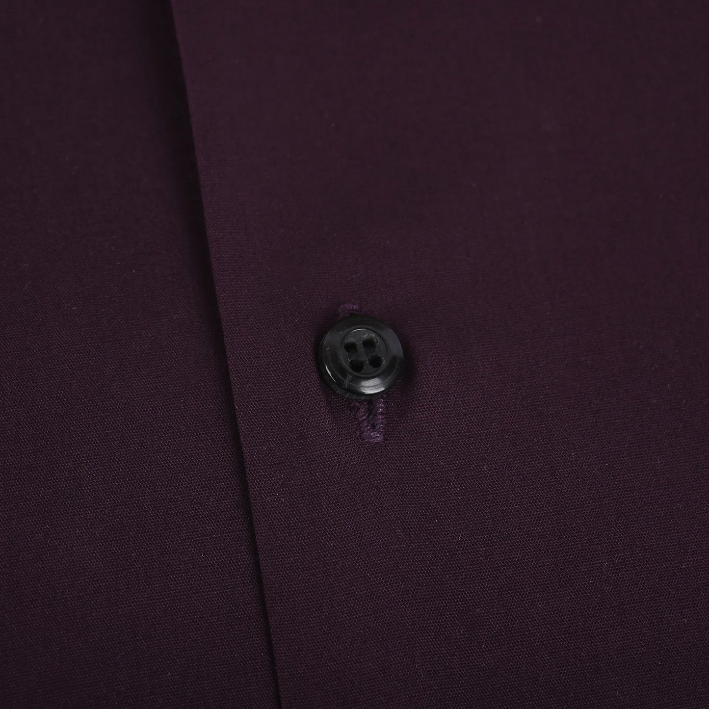 Plum Purple Formal Shirt for Men with Contrast Placket