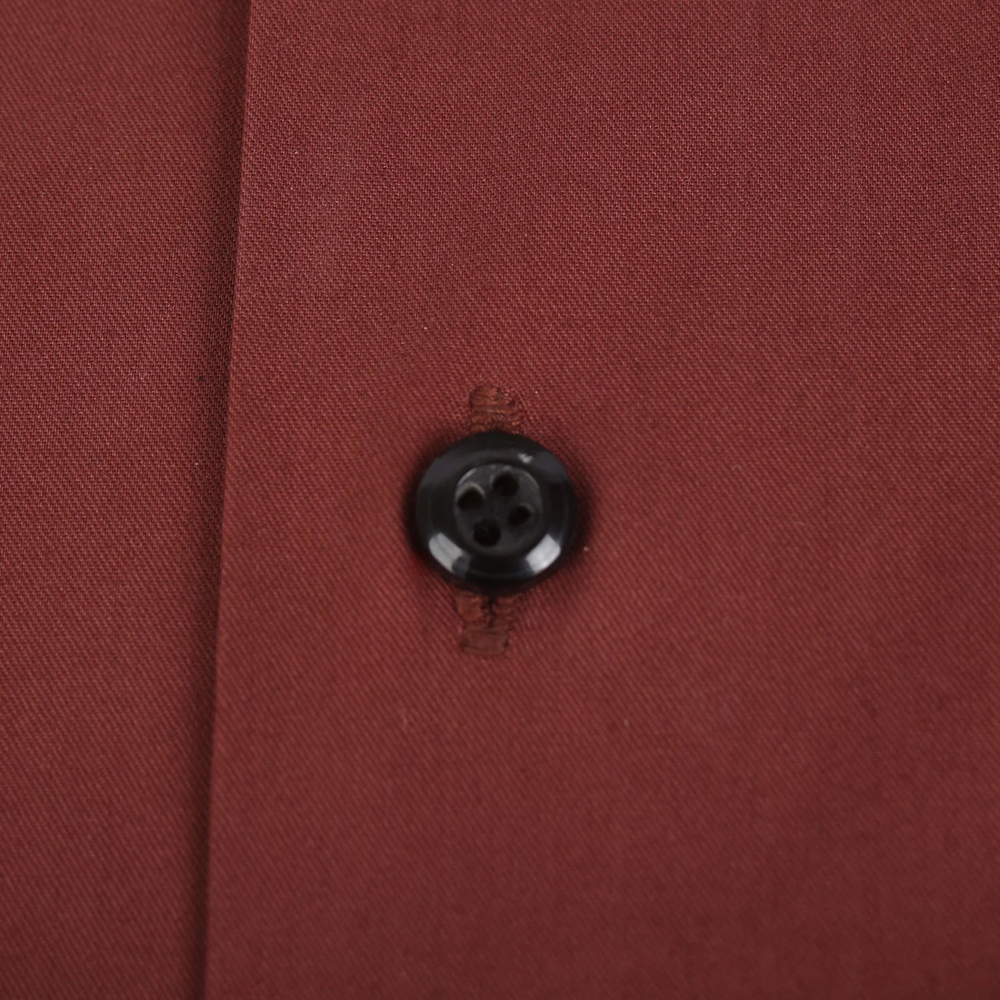 Rust Brown Formal Shirt for Men with Contrast Placket