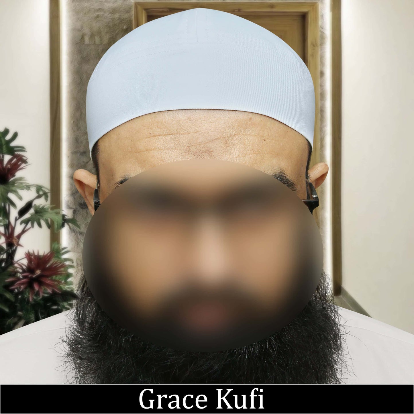Muslim Grace Brimless Prayer Kufi Hat for Men