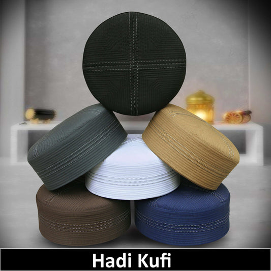 "Modestile Hadi Prayer Islamic Kufi Hat For Men's Traditional Headwear Modestile"