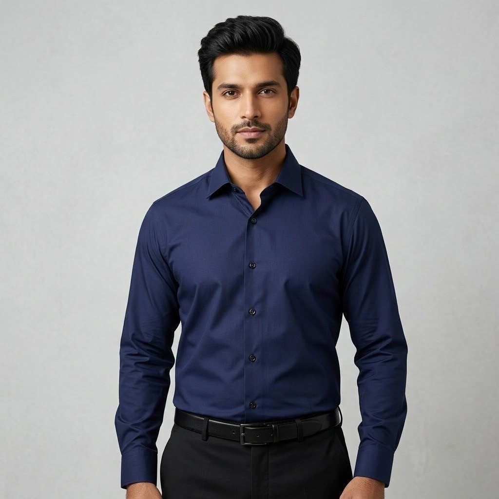 Premium Blue Formal Shirt for Men