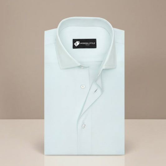 Iced Aqua Mint Formal Shirt for Men