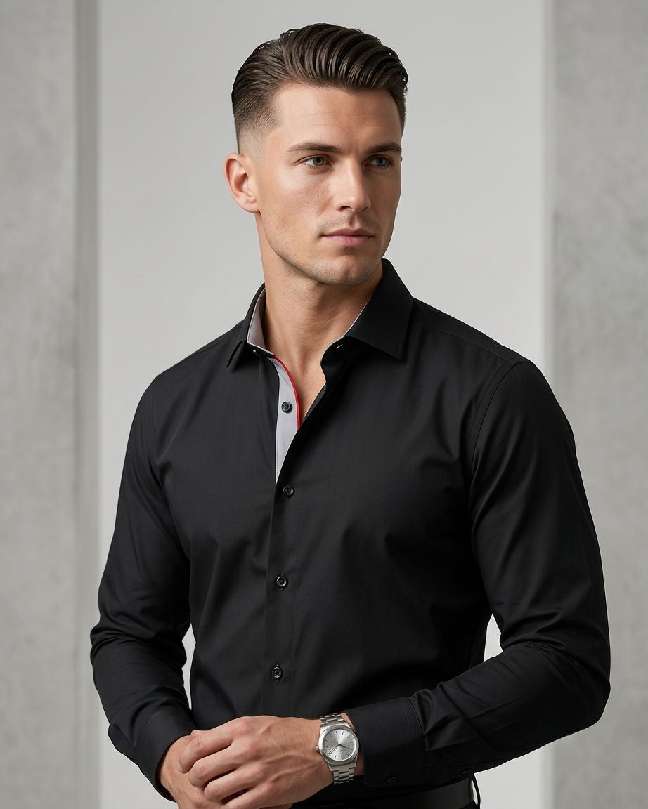 Black Premium Executive Formal Shirt