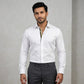 Shadow Placket Contrast Formal Shirt for Men