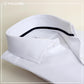 Classic White Formal Shirt for Men with Navy Inner Collar