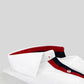 White Formal Shirt for Men with Contrast Placket
