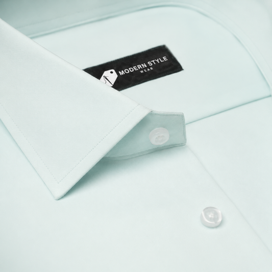 Iced Aqua Mint Formal Shirt for Men