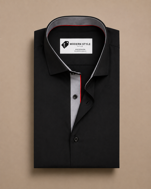 Black Premium Executive Formal Shirt