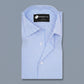 Executive Light Blue Micro Check Formal Shirt