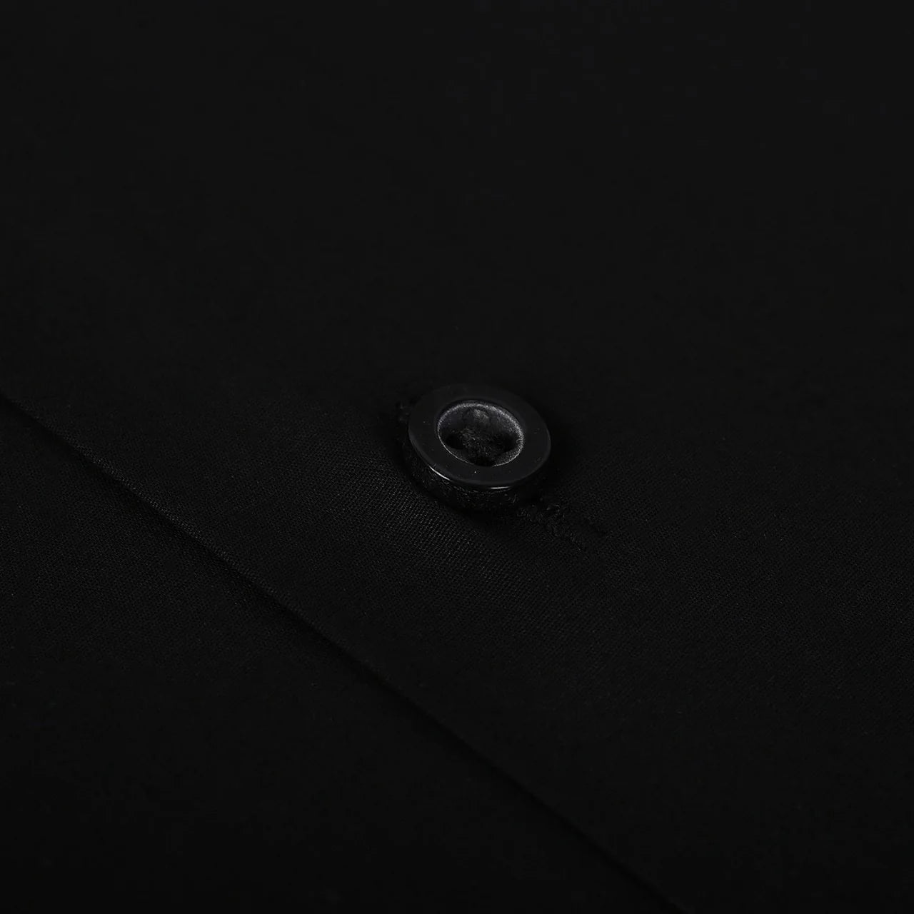 Black Formal Shirt for Men with Red Inner Collar Contrast