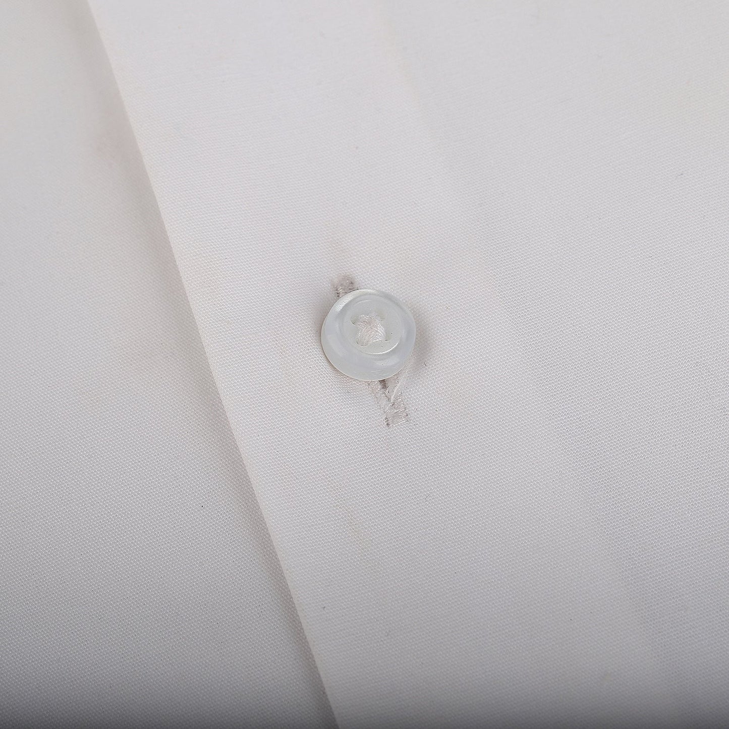 White Formal Shirt for Men with Red and Navy Placket