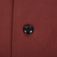 Rust Brown Formal Shirt for Men with Contrast Placket