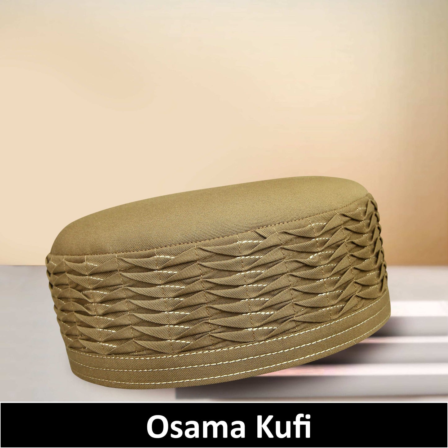 "Muslim Usama Prayer Kufi Hat For Mens"