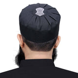 "Muslim Umar Nalain Prayer Kufi Hat For Mens-Traditional Prayer kufi Modestile"