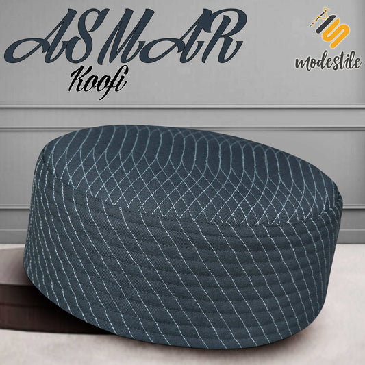 "Muslim Asmar Prayer Kufi Hat For Mens"
