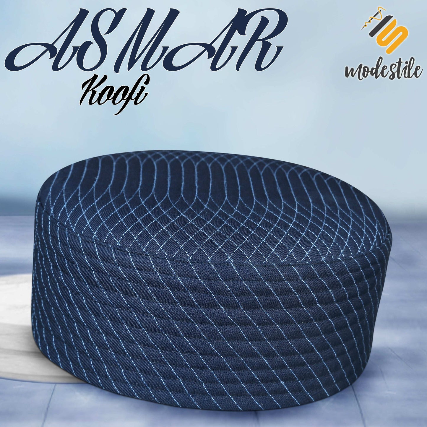 "Muslim Asmar Prayer Kufi Hat For Mens"