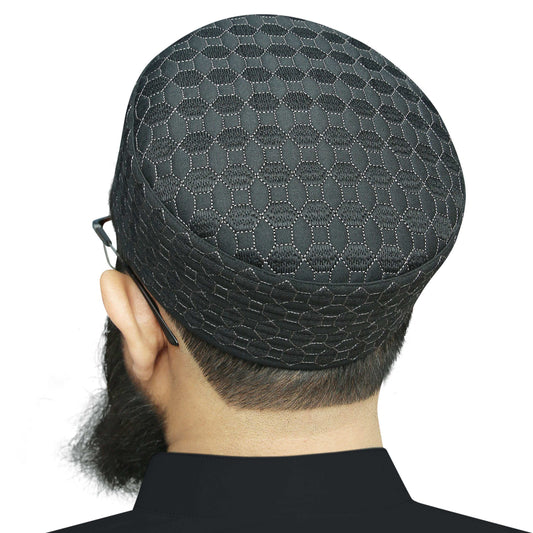 "Muslim Fayyad Prayer Kufi Hat For Mens"