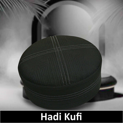 "Modestile Hadi Prayer Islamic Kufi Hat For Men's Traditional Headwear"
