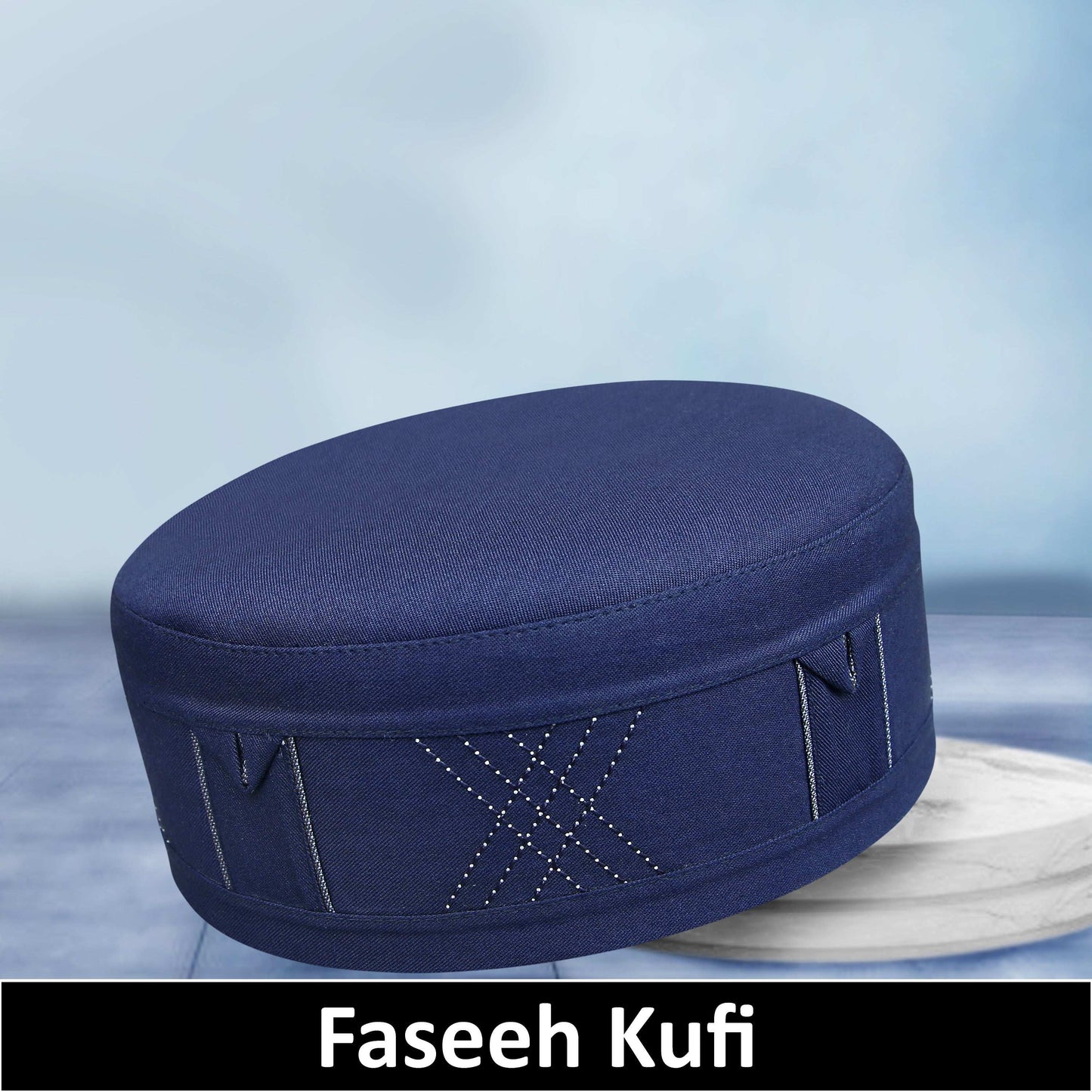"Muslim Faseeh Prayer Kufi Hat for mens – Islamic Kufi Cap for Salah"