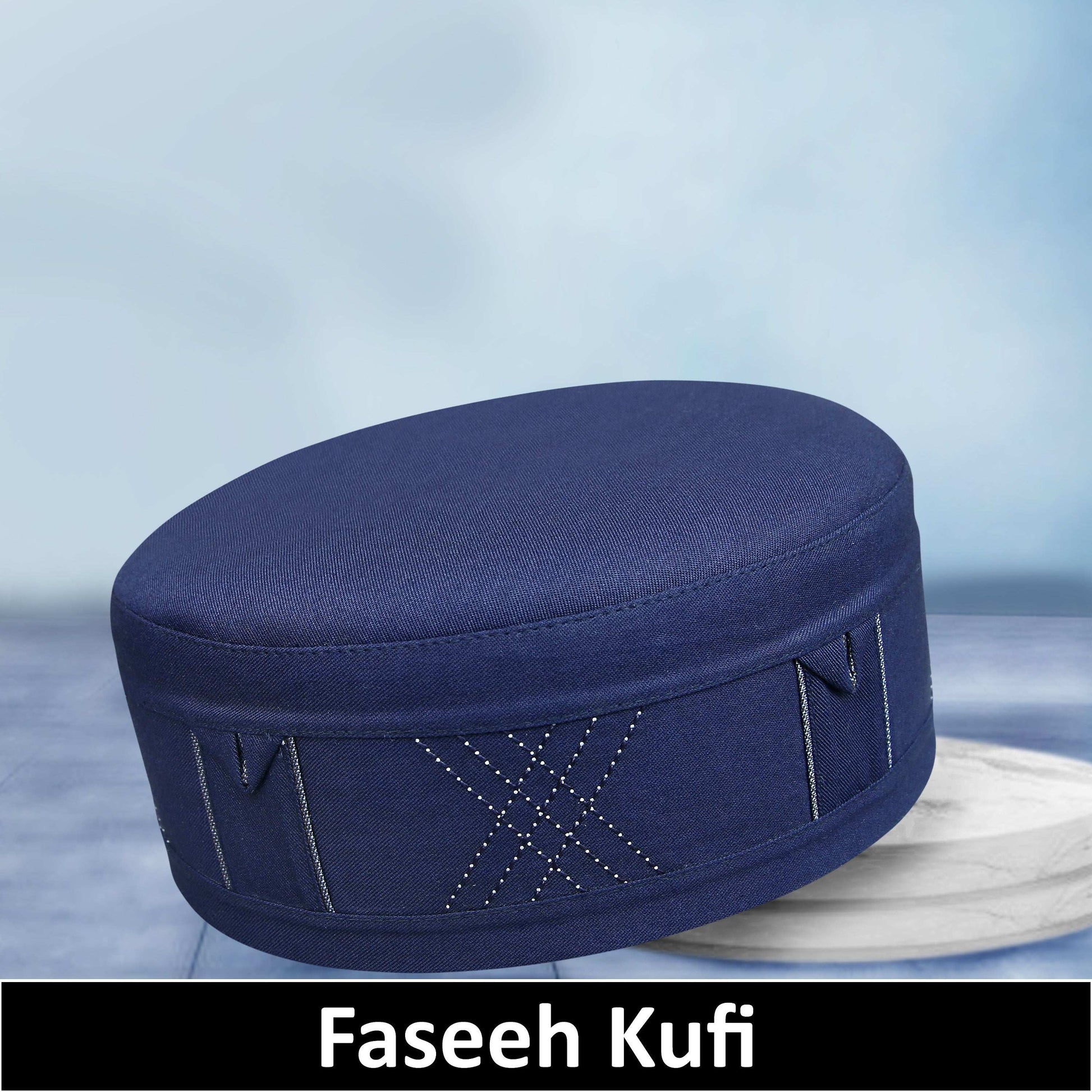 "Muslim Faseeh Prayer Kufi Hat for mens – Islamic Kufi Cap for Salah"
