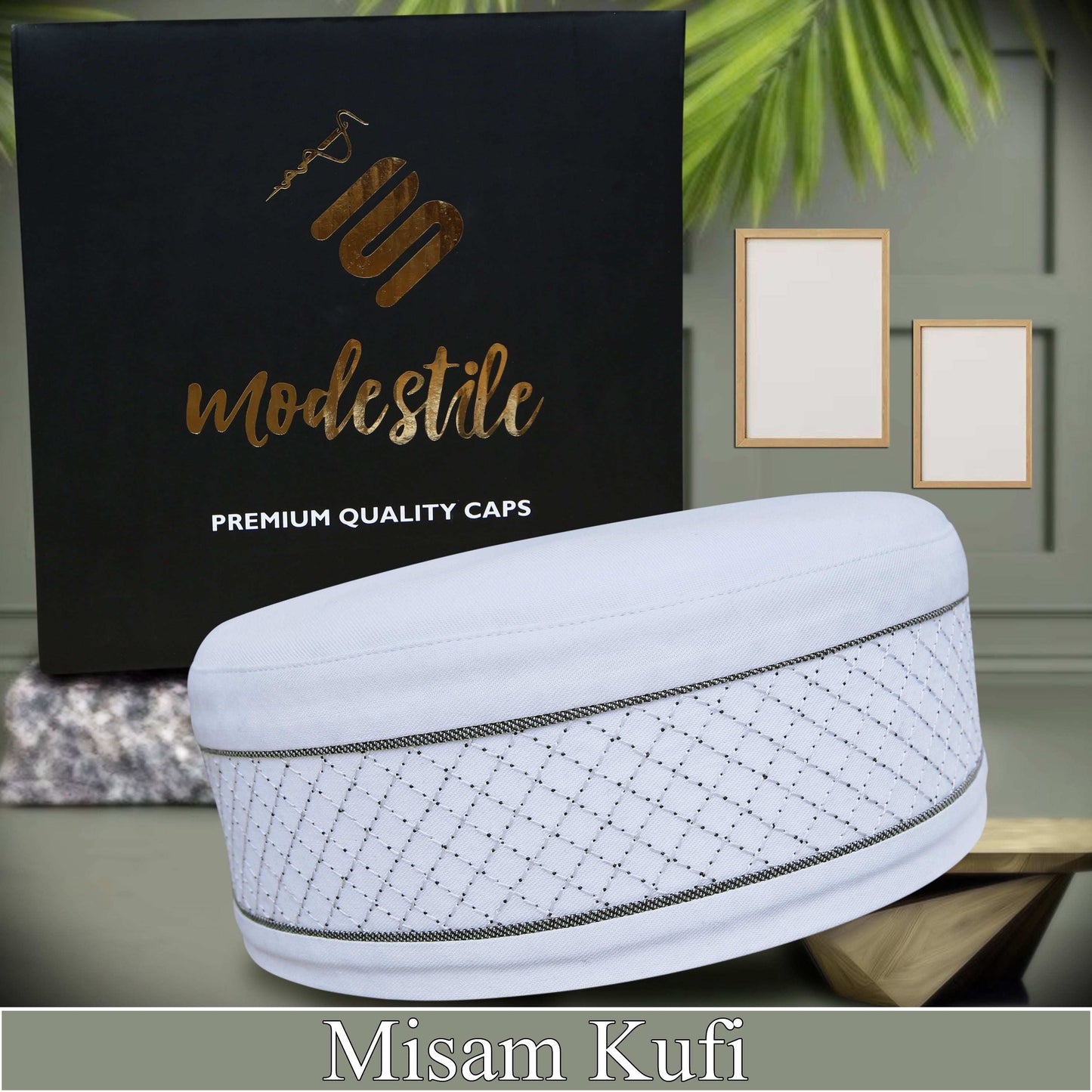 "Muslim Misaam Prayer Kufi Hat For Mens"