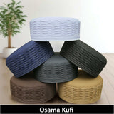 "Muslim Osama Prayer Kufi Hat for Men – Islamic Traditional Headwear Modestile"