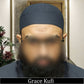 "Muslim Grace Brimless Prayer Kufi Hat For Mens"