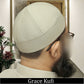 "Muslim Grace Brimless Prayer Kufi Hat For Mens"