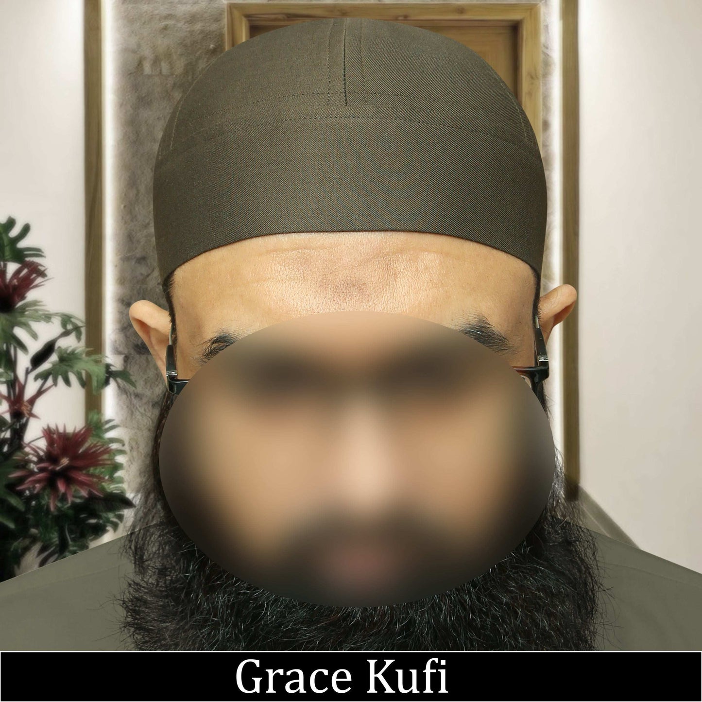 "Muslim Grace Brimless Prayer Kufi Hat For Mens"