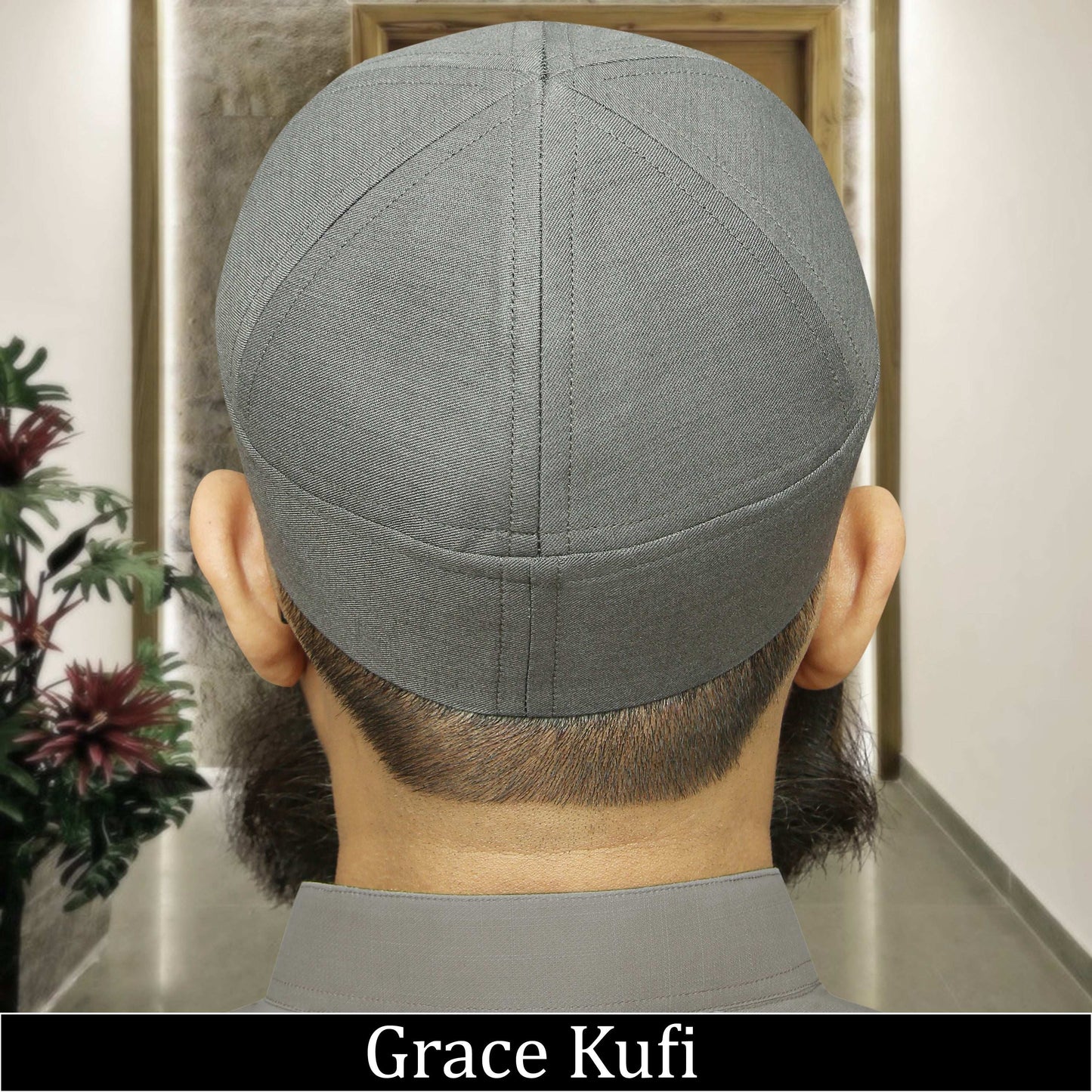 "Muslim Grace Brimless Prayer Kufi Hat For Mens"