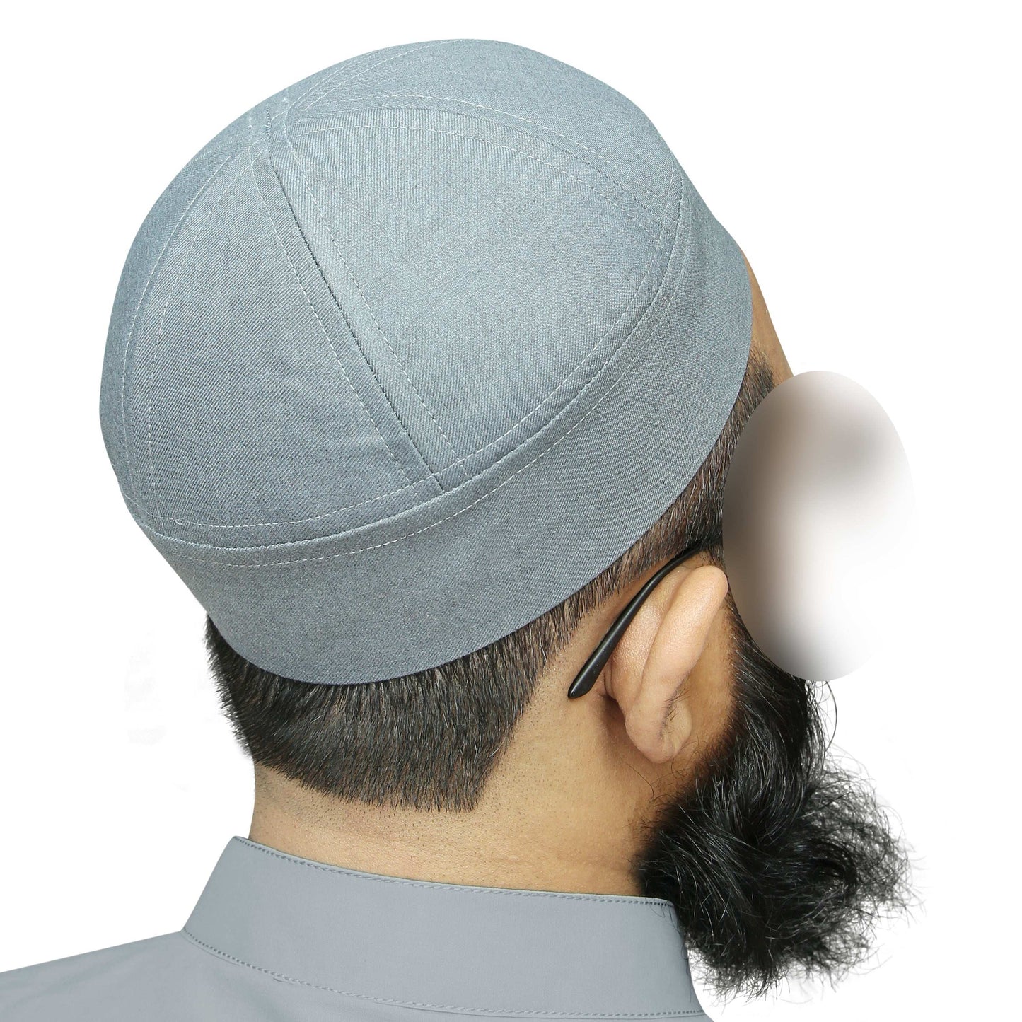 "Muslim Grace Brimless Prayer Kufi Hat For Mens"
