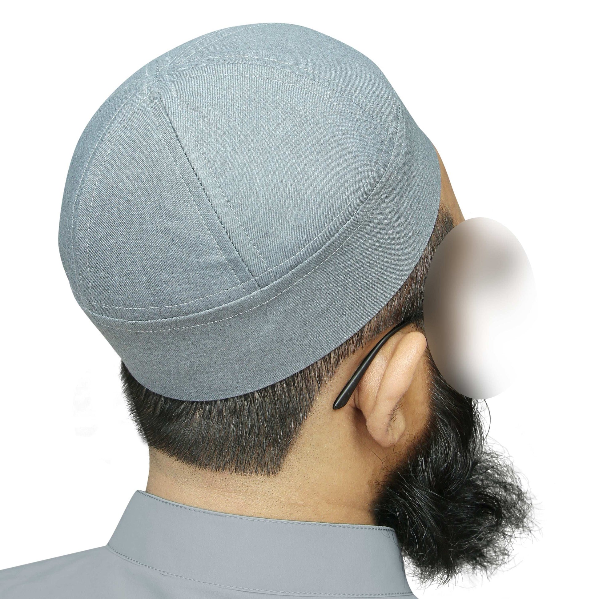 "Muslim Grace Brimless Prayer Kufi Hat For Mens"