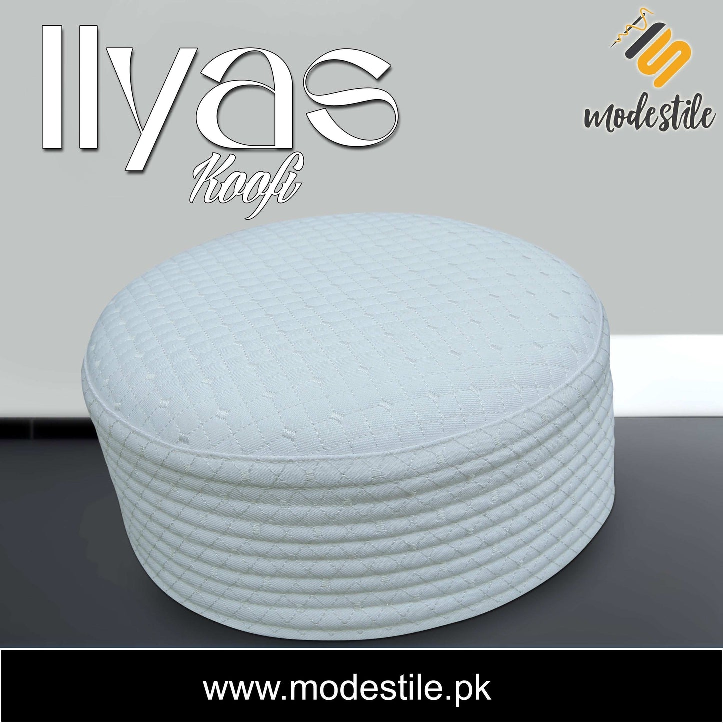 "Islamic Kufi Hat for Salah ‰ÛÒ Ilyas Edition by Modestile"