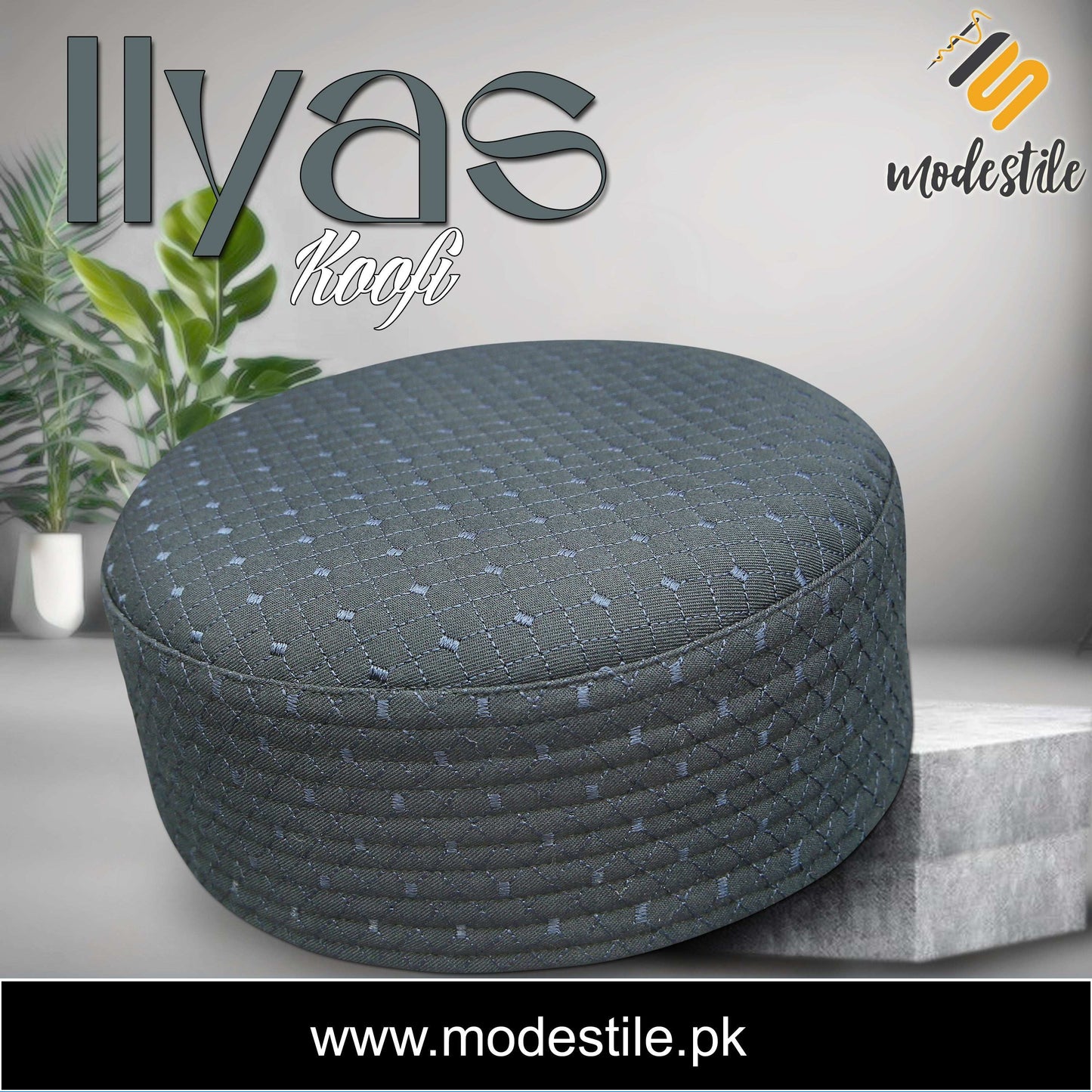 "Islamic Kufi Hat for Salah ‰ÛÒ Ilyas Edition by Modestile"