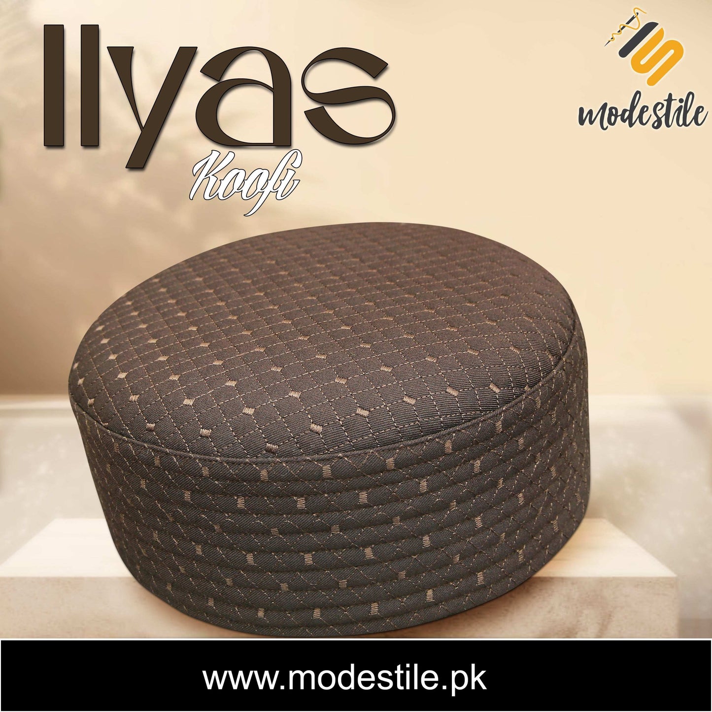 "Islamic Kufi Hat for Salah ‰ÛÒ Ilyas Edition by Modestile"