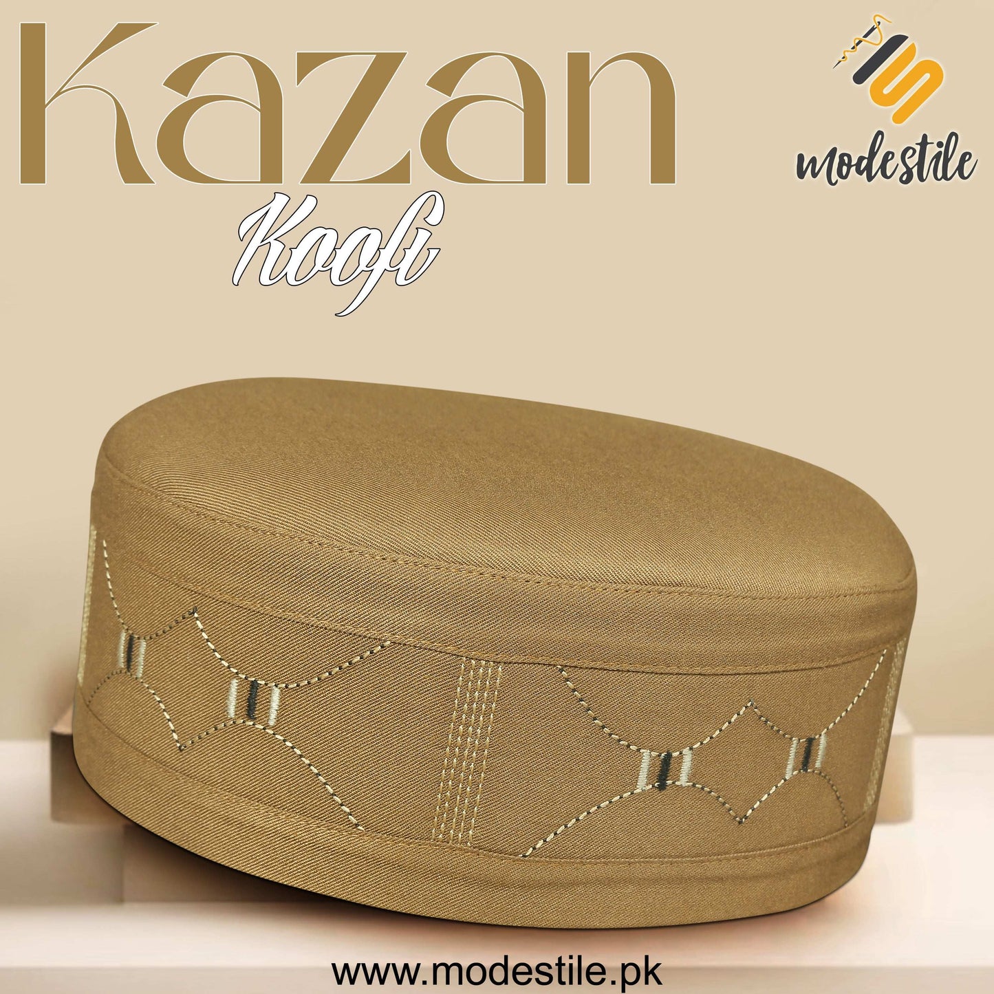 "Muslim Kazan Prayer Kufi Hat for Men ÛÒ New Islamic Traditional Headwear"