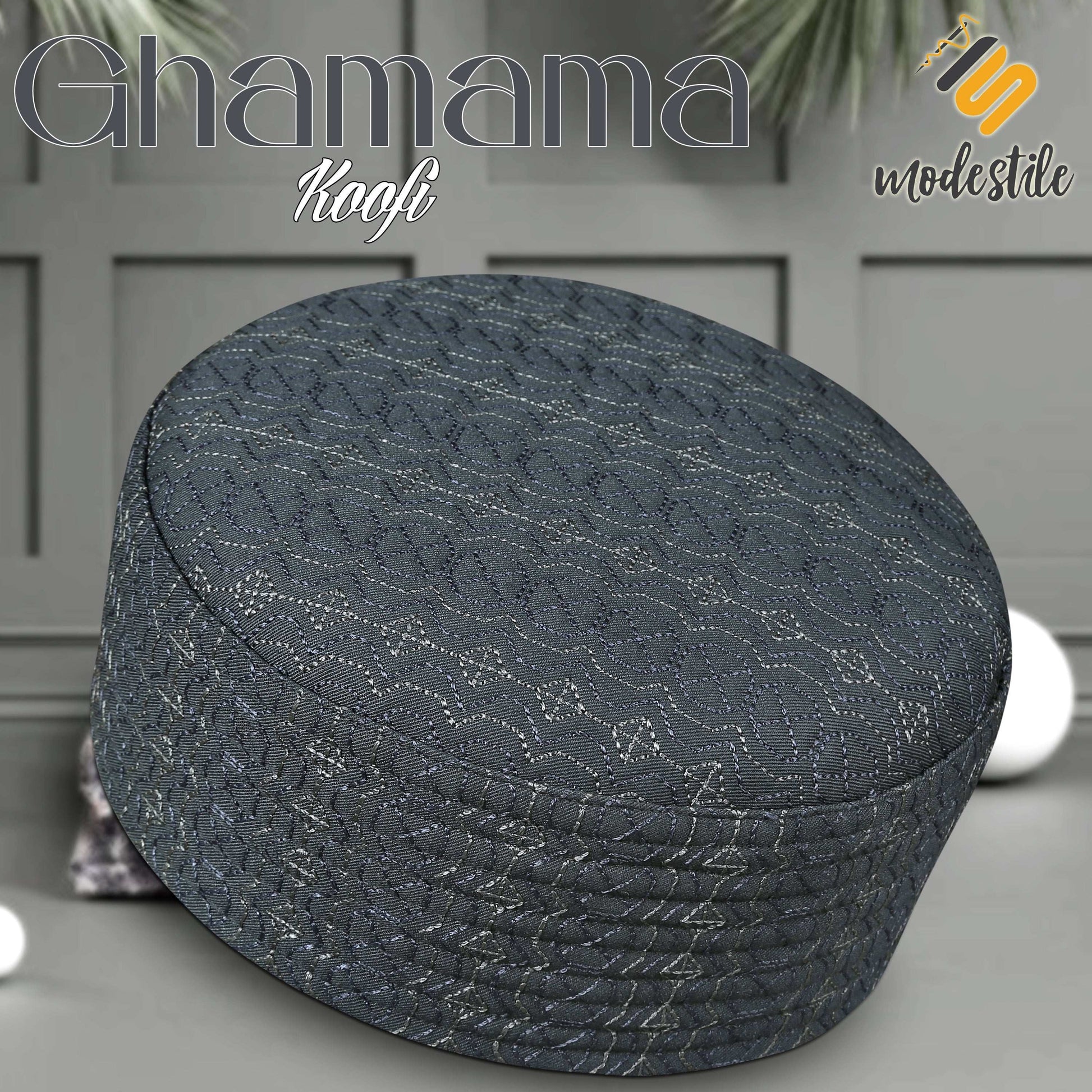 "Muslim Ghamama Prayer Kufi Hat For Mens - New Look Design Cap"