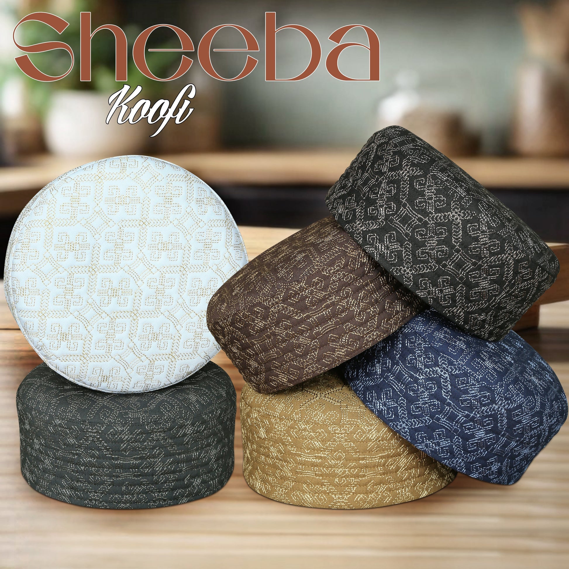 "Muslim Sheeba Prayer Kufi Hat For Mens Modestile"