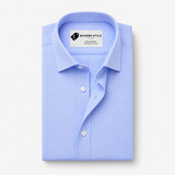 Light Blue Solid Formal Shirt