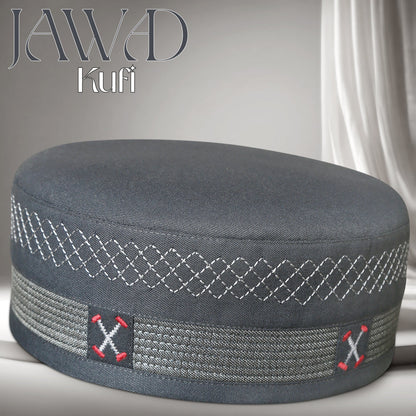 jawad Muslim Prayer Kufi for Men - Premium Islamic Salah Cap | Soft & Comfortable Daily Namaz Topi