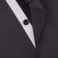 Gray Casual Shirt with Contrast Placket