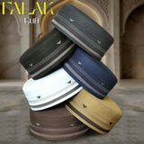 Falak Kufi Islamic Prayer Cap for Men Premium Polyester Cotton Muslim Cap High Quality Salah Topi