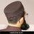 Brown Haroon Kufi for Men in Premium Cotton Fabric – Comfortable Islamic Prayer Cap