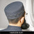 Grey Haroon Kufi for Men in Premium Cotton Fabric – Modern Islamic Prayer Cap