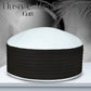 Husn E Mehfil Misri Kufi Cap ÛÒ Black & White Prayer Cap for Men