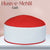 Husn E Mehfil Misri Kufi Cap ÛÒ Red and white Prayer Cap for Men