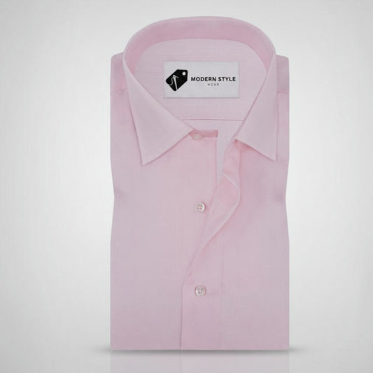 Blush Pink Formal Dress Shirt for Men