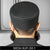 Black Mesh Fabric Kufi, Premium Prayer Koofi For Namaz Summer Cap