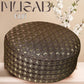 Musab Hard Koofi Cap - Premium Embroidered Islamic Prayer Cap
