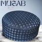 Musab Hard Koofi Cap - Premium Embroidered Islamic Prayer Cap